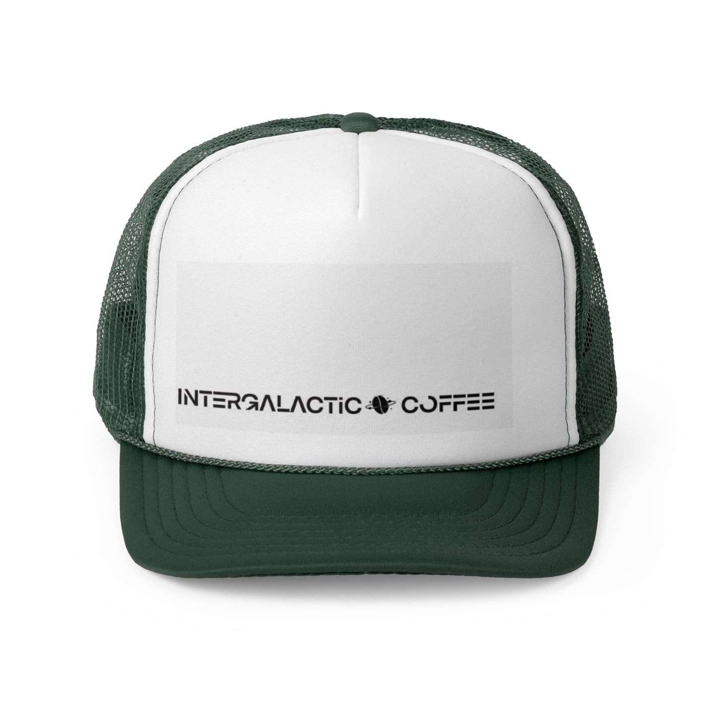 Intergalactic Coffee Trucker Caps