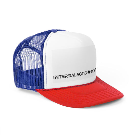 Intergalactic Coffee Trucker Caps